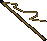 Bronze fishing pole