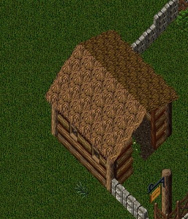 Grand Log Cabin, stable module, stable exterior