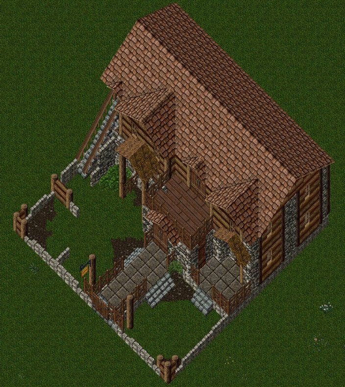Grand Log Cabin, outside, stage 2