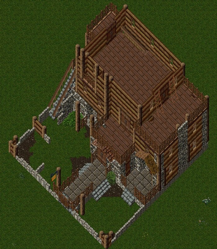 Grand Log Cabin, inside, stage 3, floor 3