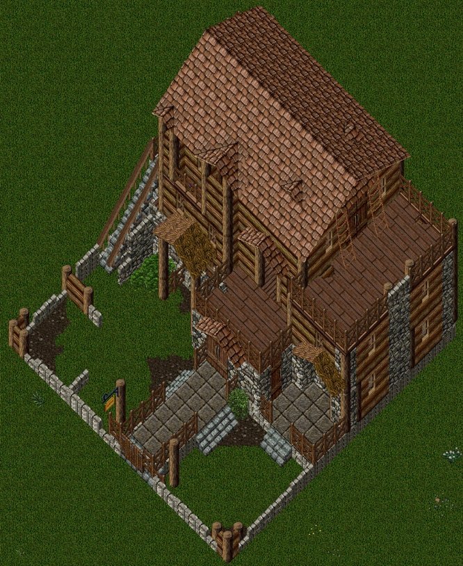 Grand Log Cabin, outside, stage 3