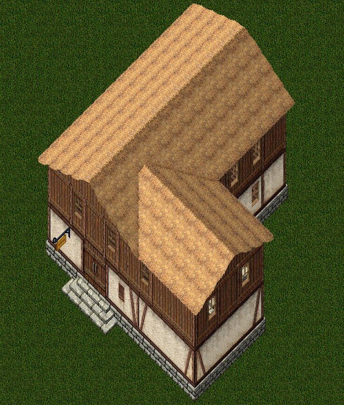 Settlers Villa, outside, stage 3