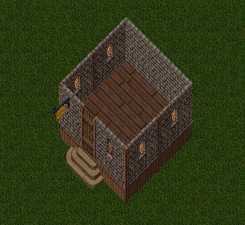 Small Brick House, inside, stage 1