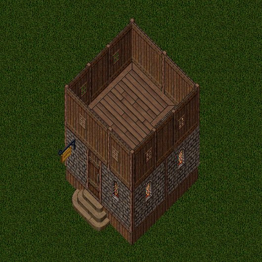 Small Brick House, inside, stage 2