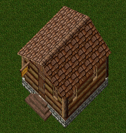 Small Log House