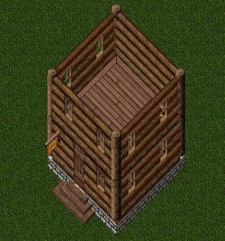 Small Log House, inside, stage 2