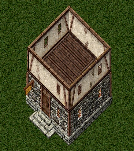 Small Plaster House, inside, stage 2