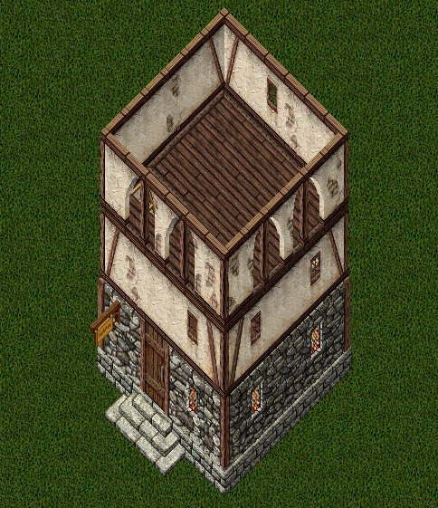 Small Plaster House, inside, stage 3