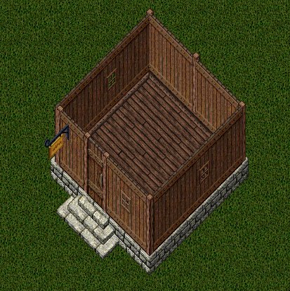 Small Wooden House, inside, stage 1