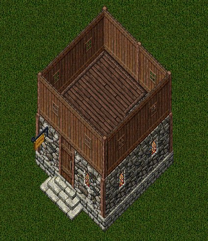 Small Wooden House, inside, stage 2