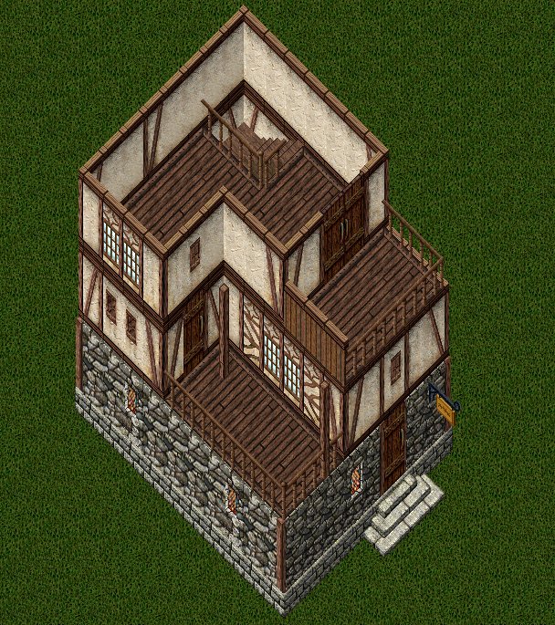 Stone-and-Plaster Cottage, inside, stage 3