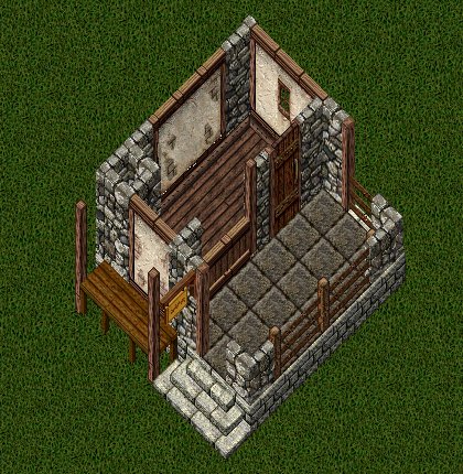 Stone-and-Plaster Shop, inside, stage 1