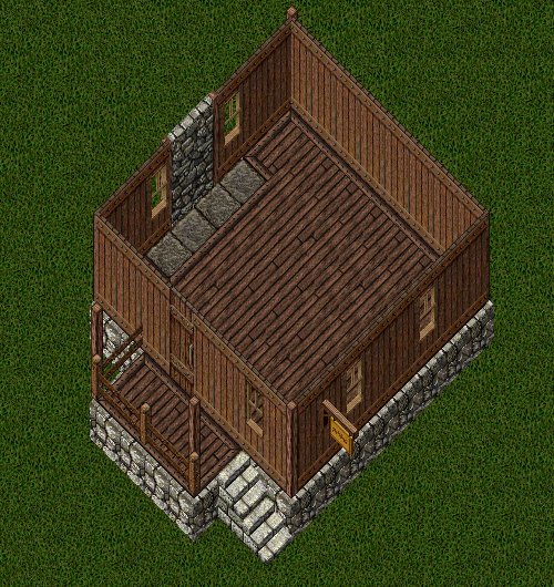 Wood-and-Plaster Cottage, inside, stage 1